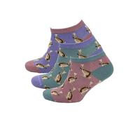 Heritage Traditions Country Animal 3 Pack Socks, Bamboo, UK Size 4-7