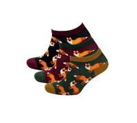 Heritage Traditions Country Theme Trainer Socks for Women, UK Size 4-7, Bamboo