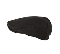 Heritage Traditions Felt Flat Cap (Black)