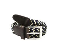 Heritage Traditions Heritage Braid Belt - Navy Black Cream Mix