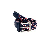 Heritage Traditions Heritage Braid Belt - Navy/Cream/Red
