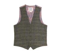Heritage Traditions Heritage Tweed Waistcoat - Medium 40" - Brown Herringbone