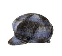 Heritage Traditions Ladies Coco Tweed Newsboy Cap (UK, Alpha, One Size, Blue Coco Tweed)