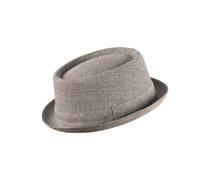 Heritage Traditions Prince Of Wales Check Pork Pie Hat in Black | Size: S/M Heritage Traditions Black S/M
