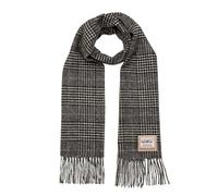 Heritage Traditions Prince of Wales Checked Wool Scarf (Charcoal)