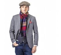 Heritage Traditions Pure Wool Scarf (Red, Navy & Gold)