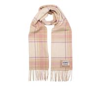 Heritage Traditions- Pure Wool Tartan Check Scarf Camel Pink CIG76-HT