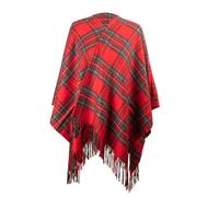 Heritage Traditions Pure Wool Tartan Serape - Royal Stewart