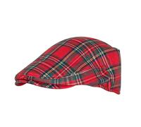 Heritage Traditions Royal Stewart Padded Flat Cap - S/M