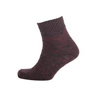 Heritage Traditions Slub Marl Boot Socks (Burgundy Black Mix) UK Size 7-11