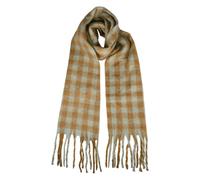Heritage Traditions Soft Touch Herringbone Blanket Scarf - Blue Beige