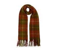 Heritage Traditions Soft Touch Herringbone Blanket Scarf - Orange Tartan