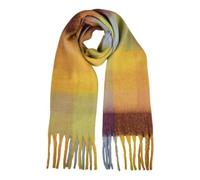 Heritage Traditions Soft Touch Herringbone FoMo Blanket Scarf (Purple/Yellow/Blue)