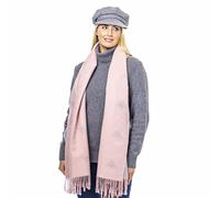 Heritage Traditions Super Soft Jacquard Scarf (Busy Bee Pink)