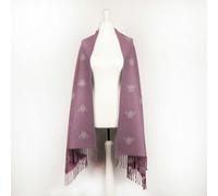 Heritage Traditions Super Soft Jacquard Scarf - Busy Bee Purple