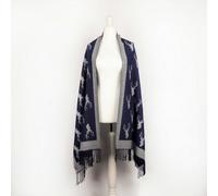 Heritage Traditions Super Soft Jacquard Scarf - Stag Blue