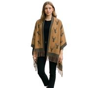 Heritage Traditions Super Soft Jacquard Scarf (Stag Camel)