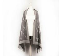 Heritage Traditions Super Soft Jacquard Scarf - Stag Grey