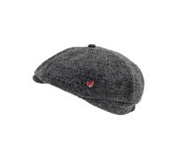 Heritage Traditions Tommy Tweed Baker Boy Cap - Grey Twill Union Jack Lining