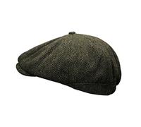 Heritage Traditions Tweed Baker Boy Cap in Dark Green Heritage Traditions Dark Green One Size