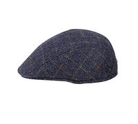 Heritage Traditions Tweed Ear Flap Cap Hat (Blue Tweed, M/L)