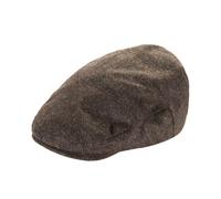 Heritage Traditions Tweed Flat Cap in Dark Brown Heritage Traditions Dark Brown One Size