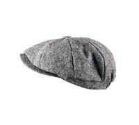 Heritage Traditions Tweed Newsboy Cap One Size Salt & Pepper