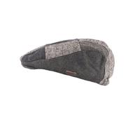 Heritage Traditions Tweed Patchwork Flat Cap - Blue Box Check