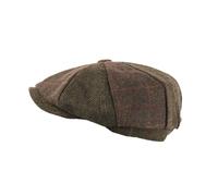 Heritage Traditions Tweed Patchwork Newsboy Cap - Green Box Check