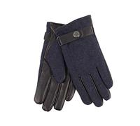 Heritage Traditions Tweed Stud Boxed Driving Gloves (Navy Herringbone)