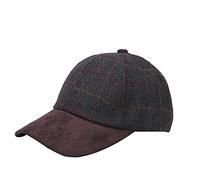 Heritage Traditions Tweed Suede Classic Baseball Cap (Green), Tweed Cap