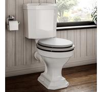 Heritage Upperton White Close-Coupled Toilet With Soft Close Seat