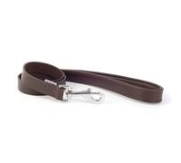 Heritage Vintage Leather Padded Lead Chestnut 22mm X1m