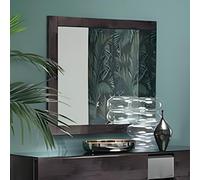 Heritage Wall Mirror - Dark Velvet Birch High Gloss