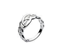 Heritage Women's Sterling Silver Celtic Twisted Knot Ring