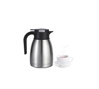 Heritage66 Thermal Coffee Carafe Dispenser, Triple Wall Stainless Steel, Vacuum Insulated, 34 oz/1 Liter, Keeps Hot 12 Hours (1 Liter/ 34 Oz)