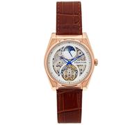 Heritor Automatic Men's Daxton Skeleton Watch - Blue in Rose Gold Heritor Automatic Rose Gold One Size