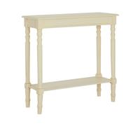 heritox wooden console table in antique white