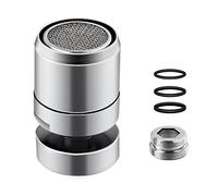 HERKINDNESS aerators for taps, 360° rotatable Water Saving Sieve, Aerator for Kitchen and Bathroom, Perfect tap Attachment, Suitable for tap with M22 External or M24 Internal Thread