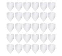 Herklotzn 30 Pcs Sublimation Pet Bandana Heat Washable DIY Triangle Dog Scarf Bibs Kerchief for