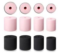 Herklotzn 4 Sizes 8 Pieces Cup Turner Foam Tumbler Inserts for 1/2 Inch PVC Pipe Tumbler Inserts for 10 to 40Oz All Tumblers