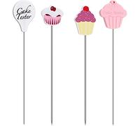 Herklotzn Cake Tester Needles,Stainless Steel Reusable Cake Tasting Needles,Cake Tester Skewer Needles for Kitchen