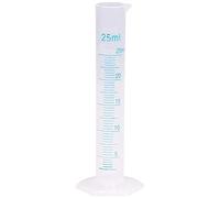 Herklotzn Measuring Cylinder Plastic Measuring Tube Tool for Laboratory (25 ml)