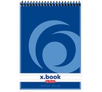 Herlitz 00110510 50 Sheets Blue A5 Notepad (50 Sheets, Blue, A5, 60 g/m², Ruled Paper, Spiral Binding)