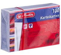 Herlitz 1000 x A8 Blank White Index Cards