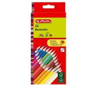 Herlitz 10412039 Coloured Pencil - Color Pencil (Multicolor, Triangular, Multi)