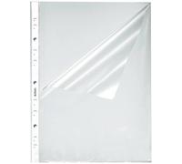 Herlitz 10840320 Punched pocket A4 Transparent PP 100 pcs