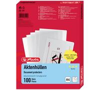 Herlitz 10843746 Plastic sleeve A4 PP 0.11 mm Glassy 100 pcs Lamin...