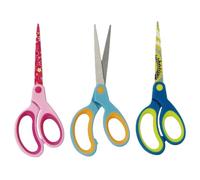 Herlitz 10897171 Design craft scissors pointed for left-handers, assorted colours