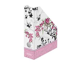 'herlitz 11225133 Corrugated Cardboard Magazine File Ladylike Bloom, DIN A4